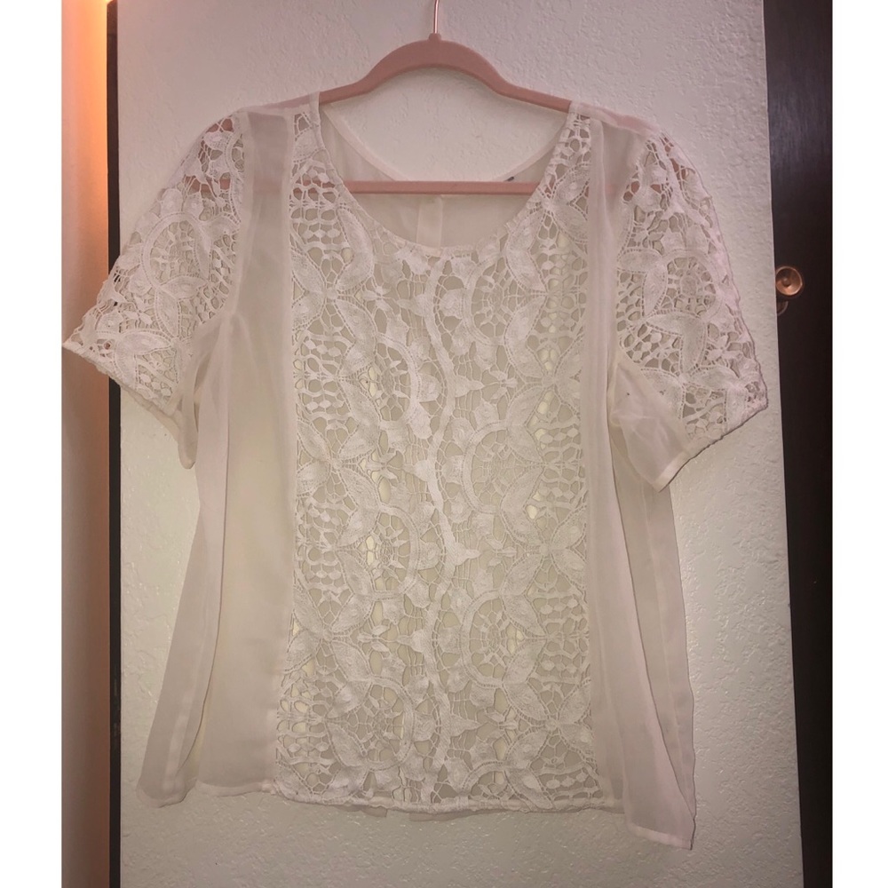 White Lace Top | XL